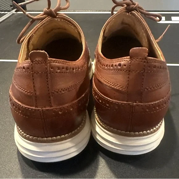 Cole Haan Men's Leather Grand Wingtip Oxford - Picture 8 of 11